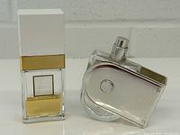 Front view showing both perfume bottles side by side