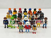 Group shot of all figurines and accessories