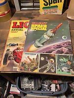 Lion Annual 1967 and Valiant Space Special 1967 covers