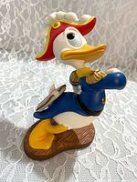 Front view of Donald Duck Admiral figurine