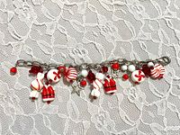 Full view of bracelet showing all charms