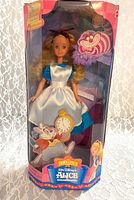 Front view of boxed Alice doll