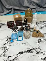 Full lot overview on marble surface