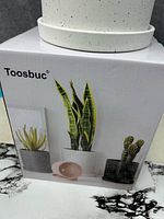 Retail box front showing brand and sample plants