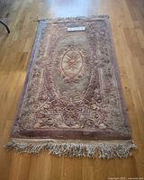 Full view of rug showing dimensions and overall design