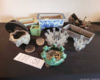 All items overview on tabletop