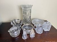 Group shot of all nine glass pieces