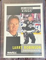 Front of Larry Robinson Pinnacle card in sleeve