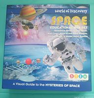 Front of box showing product title and listed contents