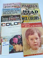 All eight Walter T. Foster art books fanned out