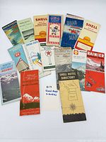 All maps and guides spread out