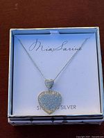 Necklace front view in presentation box