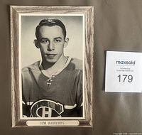 Front of Beehive Jim Roberts photo showing entire image, border, and condition