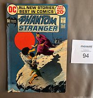Front cover of The Phantom Stranger #20 comic, shows overall condition