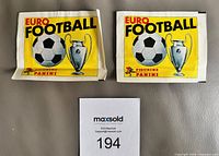 two sticker packs side by side showing graphics and condition