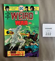 Front cover showing title, issue number, price and artwork
