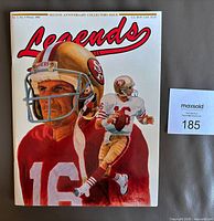Front cover of Legends magazine showing Joe Montana