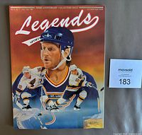 Front cover showing Brett Hull portrait and magazine details