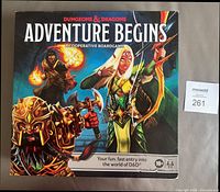 Box lid showing artwork and title