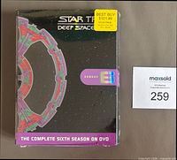 Front view of sealed Season 6 DVD box set with artwork and Best Buy price sticker