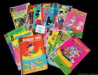 All 16 Gold Key comic books fanned out