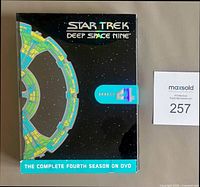 Front view of Star Trek: Deep Space Nine Season 4 DVD box set