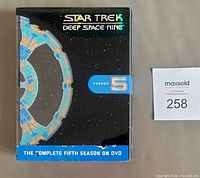 Front view of Season 5 Star Trek: DS9 DVD slipcase