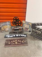 Group shot of all movie décor items