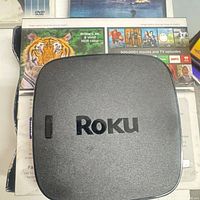 Roku media player on table