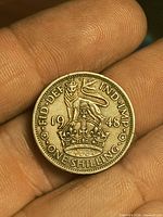 Reverse side with crowned lion, date 1948 and denomination