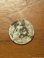 Reverse of coin showing seated Britannia and date 1899