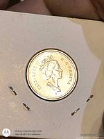 Obverse showing Queen Elizabeth II in 2x2 holder