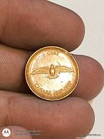 Reverse side showing rock dove design and 1 CENT CANADA 1867-1967 legend