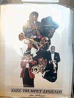 Color Jazz Trumpet Legends print by Tom McKinney