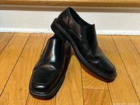 Oblique view of both shoes showing uppers and overall style