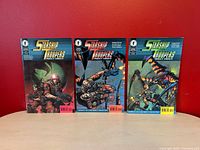 Front covers of all three Starship Troopers Insect Touch issues