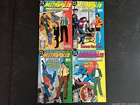 Front covers of all four issues laid out