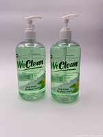 Front view of two WeClean Deep Cleansing Hand Soap bottles 500 ml
