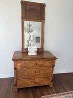 Mirror and chest together for scale and overall view