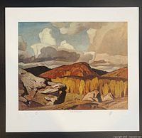 Full view of lithograph with margins