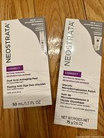 Front view of both boxed Neostrata Correct products