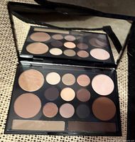 Open palette showing powders and mirror