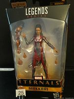 Front of sealed Marvel Legends Makkari box showing figure and accessories