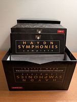 Front of box showing title, series and conductor