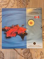 Front of sealed 2007 Royal Canadian Mint commemorative coin set card