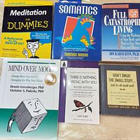 Front covers of all six books laid out