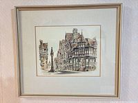 Framed print full view on wall