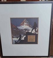 Full framed artwork showing mat and frame