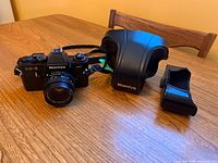 Camera, lens, case components overview