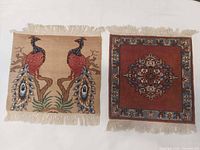 Front view of both rugs side by side